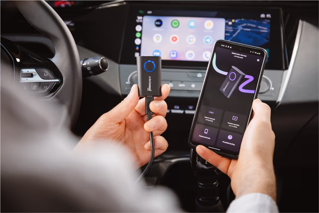 AAWireless TWO+ - Adaptor wireless Carplay si Android Auto - imagine 3