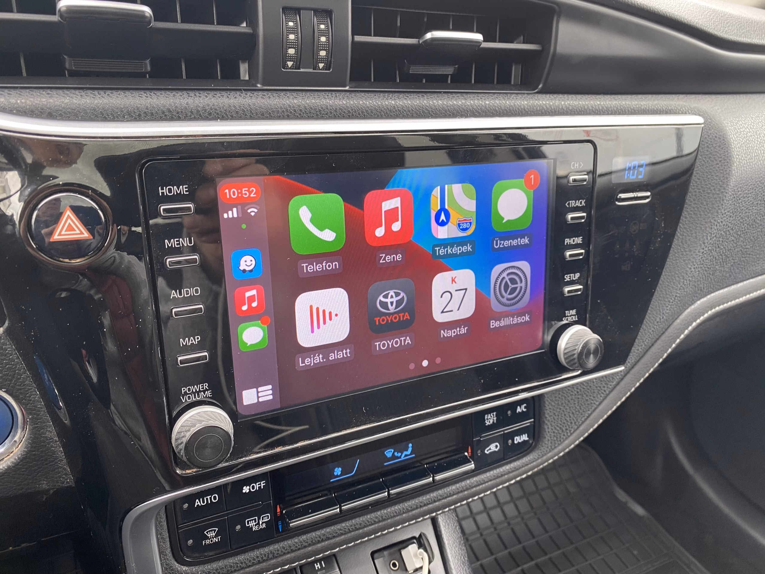 Kit retrofit Toyota touch 3 cu CarPlay si Android auto, pentru Toyota Auris,Corolla si Prius 2015-2018