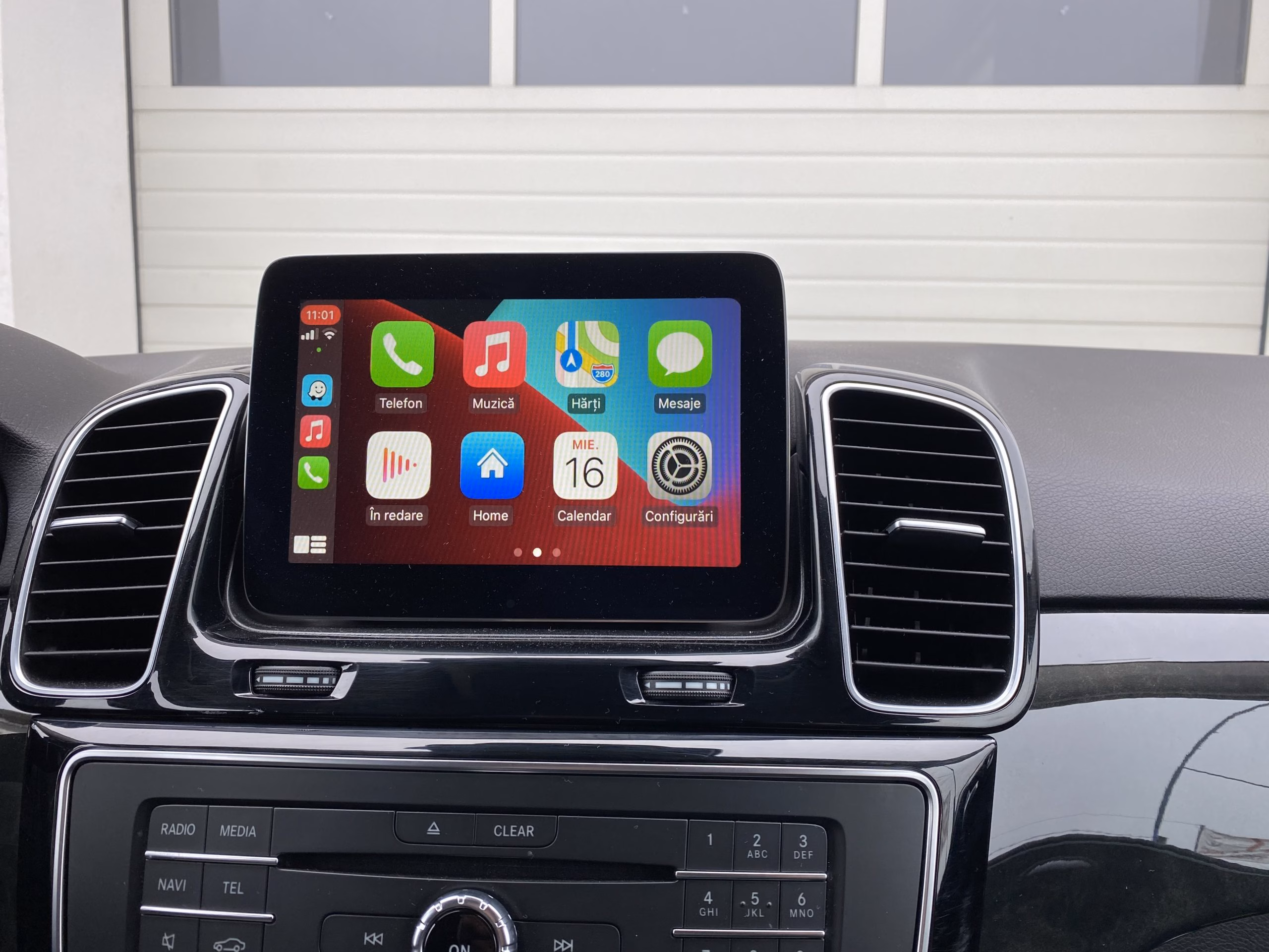 Wireless Carplay, Android auto pentru Mercedes cu sistem NTG 5.0-5.1 compatibil si cu S Class W222. Mirror link si intrare camera fata spate.