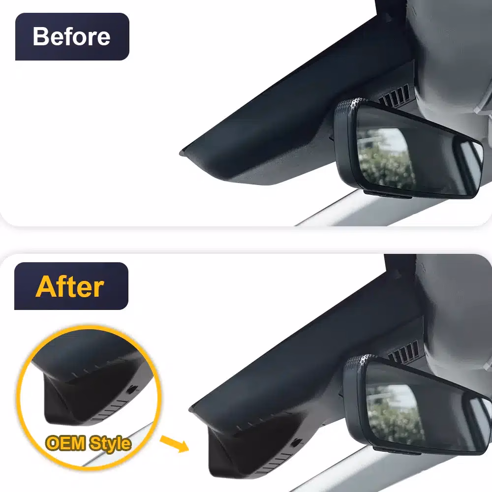 Camera DVR 4K FiTCAMX fata-spate special conceput pentru Hyundai Kona si Kona EV 2023+ - imagine 3