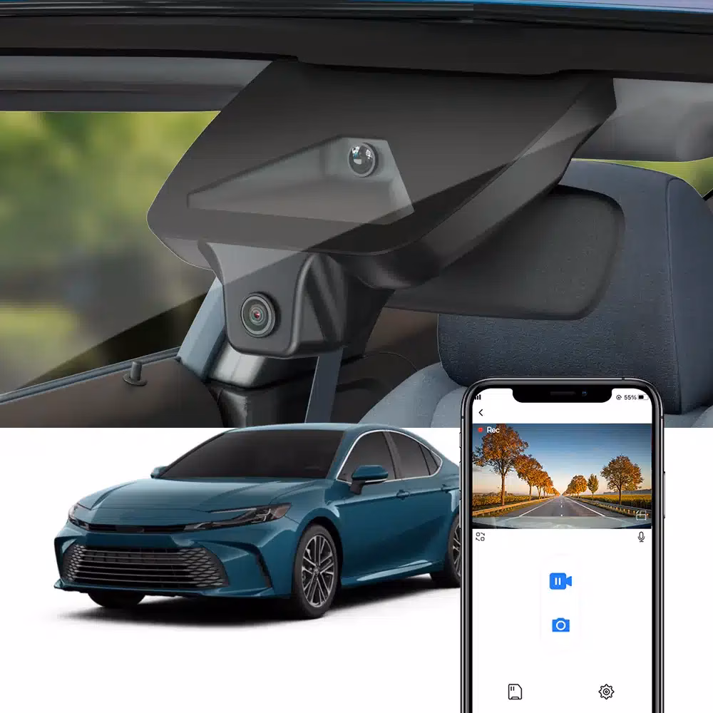 Camera DVR 4K FiTCAMX fata-spate special conceput pentru Toyota Camry 2025