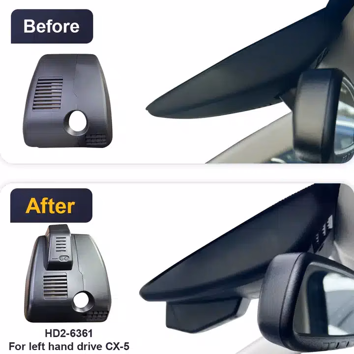 Camera DVR FiTCAMX fata-spate special conceput pentru Mazda CX-5, CX-3 2017-2024 - imagine 4